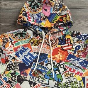 PALACE Sticker Pack Hoodie Multi RARE FIND!!Brand new. Collector’s item.
